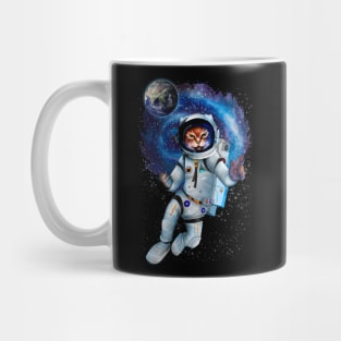 Astronaut space cat Mug
